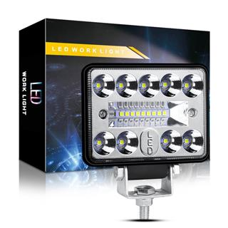 Off Road 3 inç Led Çalışma Lambası 12-24V  Traktör Tır Kamyon ATV Yüksek Performanslı Sis Farı Metal Kasa