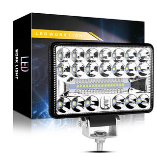 Off Road 4 inç Led Çalışma Lambası 12-24V  Traktör Tır Kamyon ATV Yüksek Performanslı Sis Farı Metal Kasa