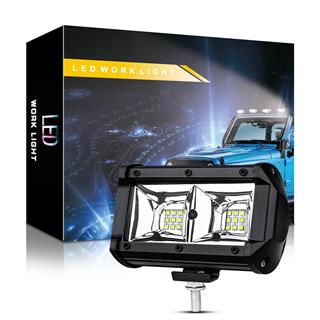 Off Road 5 inç Led Bar 18 LED 54 W Çalışma Ve Sis Lambası Led Bar Beyaz Işık 1 Adet