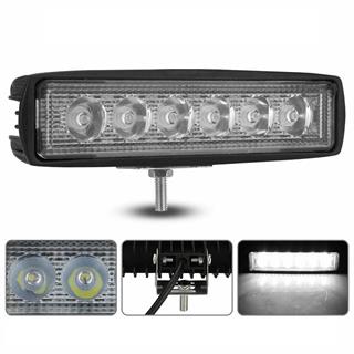 Off Road 6 inç 18 W 6 LED Plastik Kasa Mini Led Bar Oto Gündüz Led Sis Farı  1 Adet