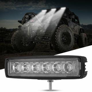 Off Road 6 inç 18 W 6 LED Plastik Kasa Mini Led Bar Oto Gündüz Led Sis Farı  1 Adet