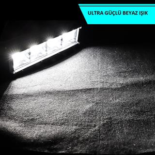 Off Road 9 inç Led Bar 36 LED 108 W Çalışma Ve Sis Lambası Led Bar Beyaz Işık 1 Adet