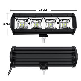 Off Road 9 inç Led Bar 36 LED 108 W Çalışma Ve Sis Lambası Led Bar Beyaz Işık 1 Adet