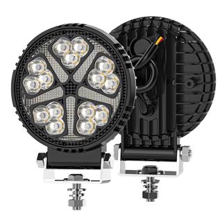 Off Road Çalışma Lambası ve Sis Farı 4 inç Selamlamalı Çakar İkaz Gündüz Led DRL 2 Mod 12/24 V 