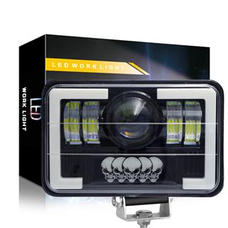 Off Road Delici Sis Farı Skull Angel Animasyon Led 55W Çalışma Lambası Ve Sis Farı