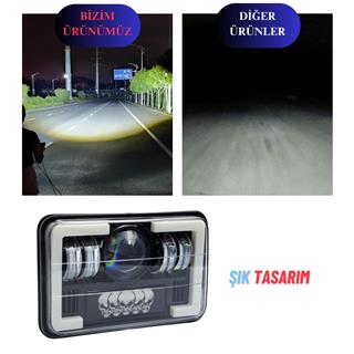 Off Road Delici Sis Farı Skull Angel Animasyon Led 55W Çalışma Lambası Ve Sis Farı