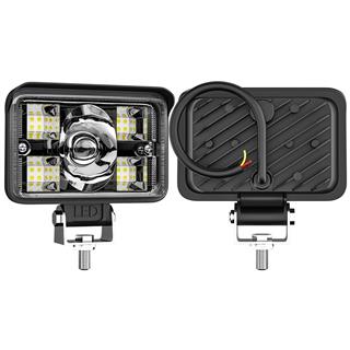 Off Road Delici Spotled 3 İnç 78 Watt Çift Renk Beyaz Sarı Çalışma Lambası Ve Sis Farı