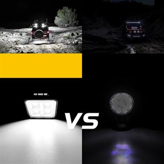 Off Road Geniş Açı 4 inç 64 Led İş Makinesi Kamyon Traktör Projektör Çalışma Sis Lambası  1 Adet