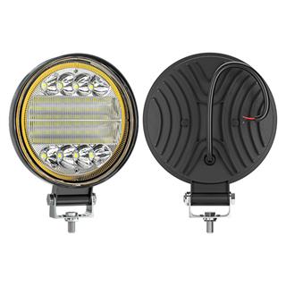 Off Road Gündüz Ve Projektör Sis Farı DRL SARI Beyaz Yuvarlak 4 inç 72 W  Oto Çalışma Lambası 1 Adet