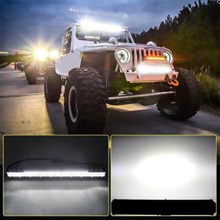 Off Road Led Bar Çift Sıra 65 Cm 240 Watt Beyaz Sarı Mod
