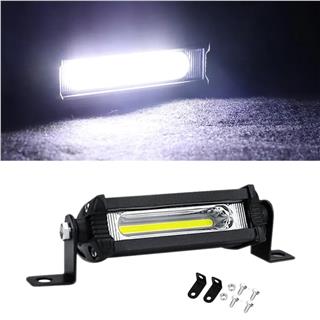 Off Road Led Mini 91 mm Ultra İnce Beyaz COB 9W Led Bar Kamyon İş Makinesi Arazi Aracı Çalışma Lambası