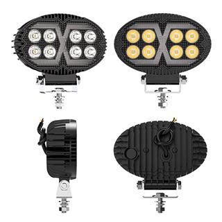 Off Road Sis Farı 5,5 İnç Selamlamalı Çakar İkaz Gündüz Led 2 Mod Projektör Çalışma Lambası 12/24 V 