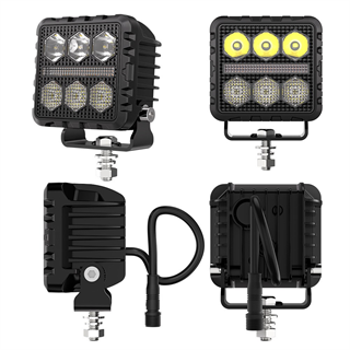 Off Road Tampon Ve Kaput Led 3 İnç Gündüz Led Sis Farı Çalışma Lambası Kablo Set Takım Led Lamba
