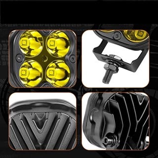 Off Road Ve Arazi Aracı 3 inç Amber Sarı Renk Çalışma Ve Sis Lambası 1 ADET
