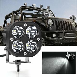 Off Road Ve Arazi Aracı 3 inç BEYAZ Renk Çalışma Ve Sis Lambası 2 ADET