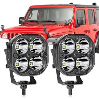 Off Road Ve Arazi Aracı 3 inç BEYAZ Renk Çalışma Ve Sis Lambası 2 ADET