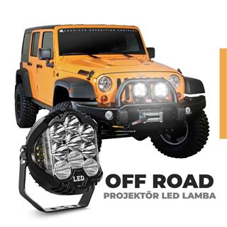 Offroad Projektör Shooter Beyaz Led Lamba 7 Inç  Baja Style 1 ADET