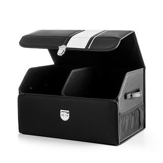 Oto Bagaj Organizer Deri Kutu Bagaj Düzenleyici Çanta 