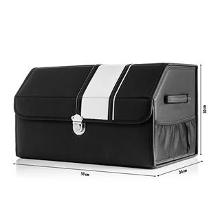 Oto Bagaj Organizer Deri Kutu Bagaj Düzenleyici Çanta 