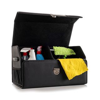 Oto Bagaj Organizer Deri Kutu Bagaj Düzenleyici Çanta 