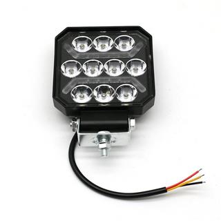 Oto Çalışma Lambası 4 inç 12-24V DRL Sarı 2 Mod Flash Traktör Tır Kamyon Tekne Projektör Sis Farı