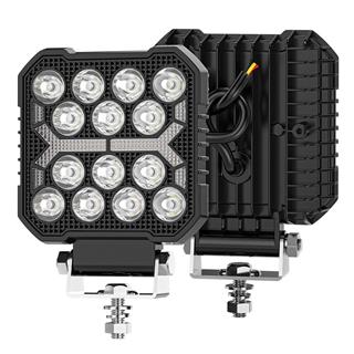 Oto Çalışma Lambası 4 İnç Selamlamalı Off Road Led Işık Sis Farı Ve Projektör Led Işık 12/24V