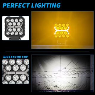 Oto Çalışma Lambası 4 İnç Selamlamalı Off Road Led Işık Sis Farı Ve Projektör Led Işık 12/24V