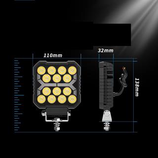 Oto Çalışma Lambası 4 İnç Selamlamalı Off Road Led Işık Sis Farı Ve Projektör Led Işık 12/24V
