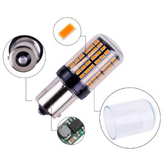 Oto Led Sinyal ve Park Ampulü TURUNCU Ultra Parlak 1156 TEK TIRNAK  9w 144 Led  BA15S 