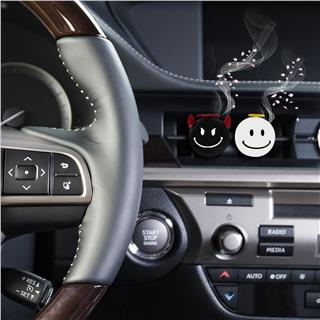 Oto Petek Kalorifer Kokusu Melek Şeytan Sevimli Emoji Araba Parfümü