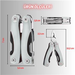 Outdoor Mini Katlanır Pense Çakı Bıçak Kamp Piknik Balıkçılık Doğa Çok Fonksiyonlu Katlanır Alet Seti