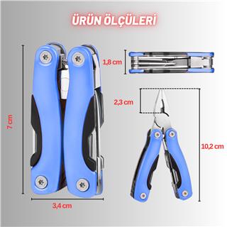 Outdoor Mini Katlanır Pense Çakı Bıçak Kamp Piknik Balıkçılık Doğa Çok Fonksiyonlu Katlanır Alet Seti