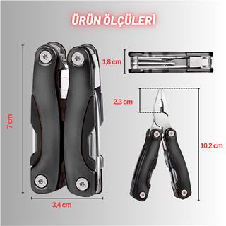 Outdoor Mini Katlanır Pense Çakı Bıçak Kamp Piknik Balıkçılık Doğa Çok Fonksiyonlu Katlanır Alet Seti
