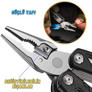 Outdoor Profesyonel Balta Çakı Çekiç Pense Kamp Piknik Ve Doğa Çok Fonksiyonlu Alet Seti