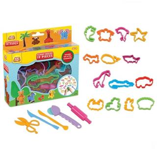 Oyun Hamuru Eğlenceli Kalıplar 19 Parça