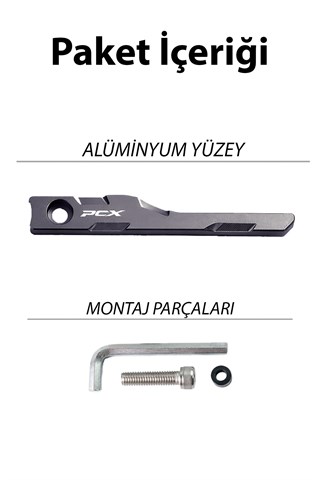 PCX 2021-2026 Sensör Koruma CNC Aluminyum Sensör Koruyucu TITANYUM