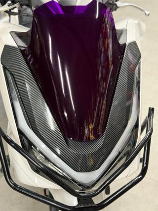 PCX 2025 Model Kısa Spor Cam Mor Renk