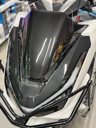 PCX 2025 Model Kısa Spor Cam Şeffaf Renk