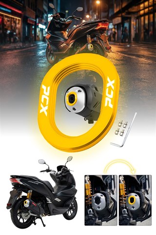 Pcx Cnc Metal Egzoz Ucu GOLD