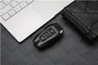 Peugeot ve Citroen Uyumlu Karbon Metal Anahtar Kılıfı