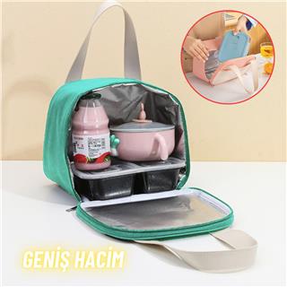 Piknik Çantası Sıcak Soğuk Isı Tutucu Yemek Taşıma, Beslenme ve, Günlük İş Yeri ve Seyahat Yemek Çantası