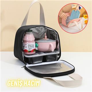 Piknik Çantası Sıcak Soğuk Isı Tutucu Yemek Taşıma, Beslenme ve, Günlük İş Yeri ve Seyahat Yemek Çantası