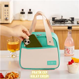 Piknik Çantası Sıcak Soğuk Isı Tutucu Yemek Taşıma, Beslenme ve, Günlük İş Yeri ve Seyahat Yemek Çantası