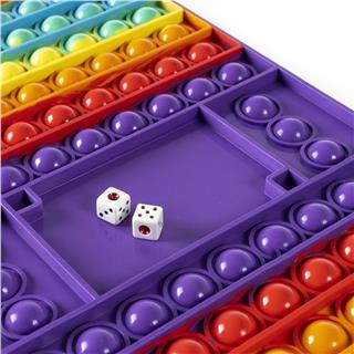 Pop It Push Bubble Tavla Popit Zarlı