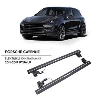 PORSCHE CAYENNE Elektrikli Yan Basamak Seti 2011-2017 Arası Uyumlu