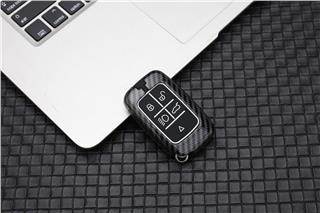 Range Rover Land Rover Uyumlu Karbon Metal Anahtar Kılıfı
