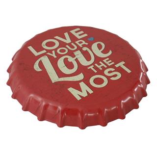 Retro Metal Tabela Duvar Dekorasyon Süsü Love Your The Most