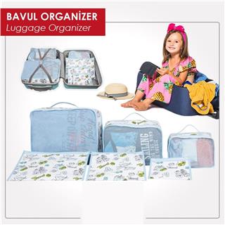 Seyahat Çantası İçi Düzenleyici 6lı Set