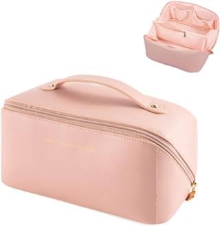 Seyahat Kozmetik Taşıma Çantası Su Geçirmez Deri Makyaj Malzeme Düzenleyici Çanta
