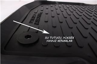 Skoda Octavia 2013 SONRASI Araca Özel 3D Havuzlu Kauçuk Paspas
